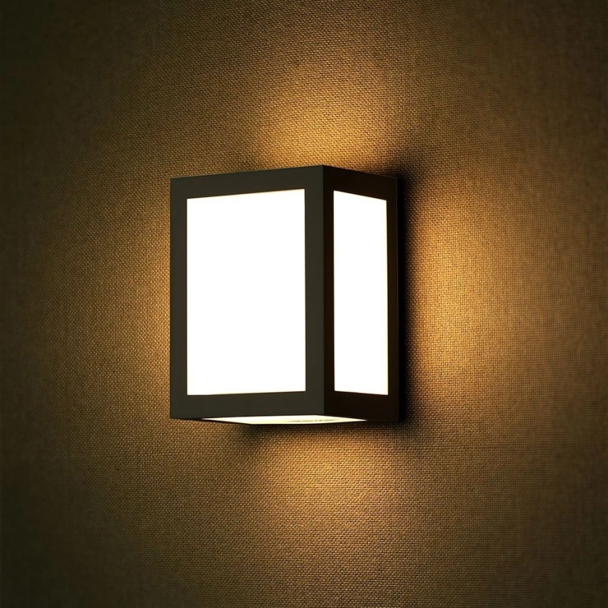 LED vonkajšie nástenné svietidlo LED/12W/230V 3000K IP65 čierne