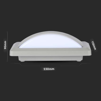 LED Vonkajšie nástenné svietidlo LED/12W/230V 3000K IP65