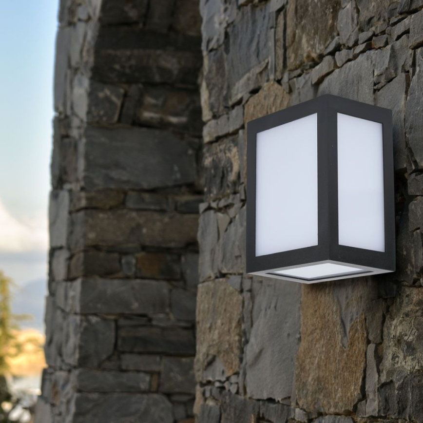 LED Vonkajšie nástenné svietidlo LED/12W/230V 4000K IP65 čierna