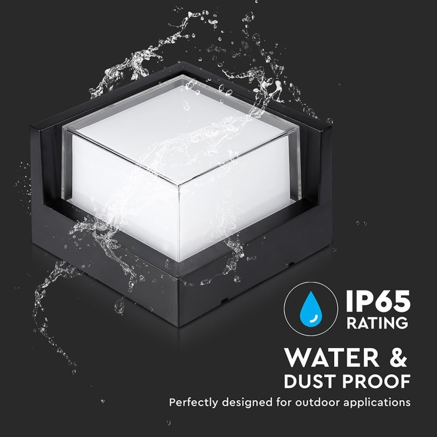 LED Vonkajšie nástenné svietidlo LED/12W/230V 4000K IP65