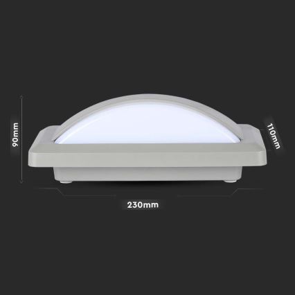 LED Vonkajšie nástenné svietidlo LED/12W/230V 6400K IP65