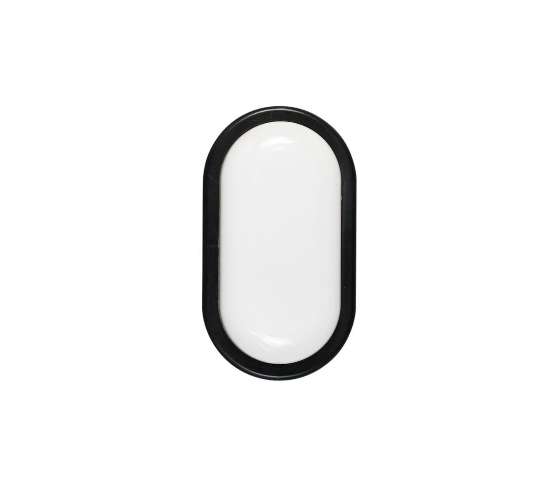 LED vonkajšie nástenné svietidlo LED/12W/230V IP54 čierne LM31300026