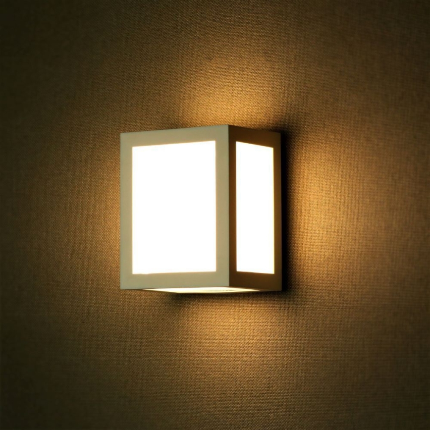 LED Vonkajšie nástenné svietidlo LED/12W/230V IP65 4000K biela