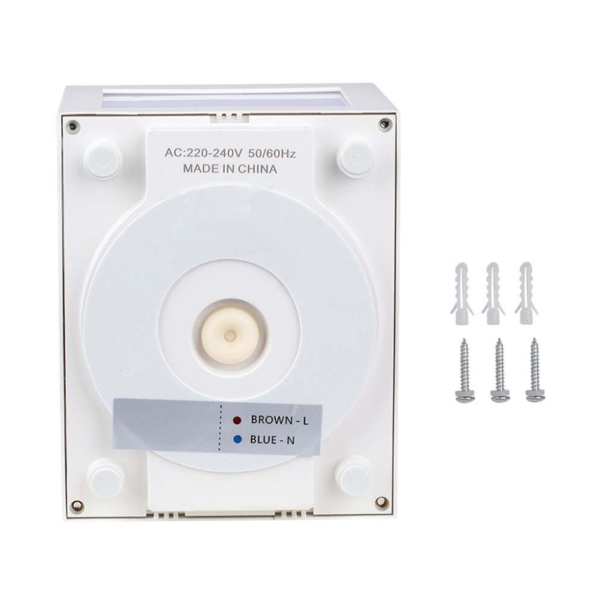 LED Vonkajšie nástenné svietidlo LED/12W/230V IP65 4000K biela