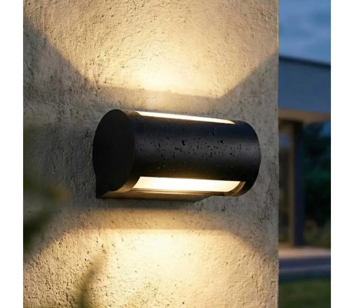 LED vonkajšie nástenné svietidlo LED/13W/230V IP65 čierne SCD 05 L