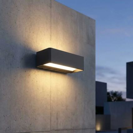 LED vonkajšie nástenné svietidlo LED/13W/230V IP65 čierne