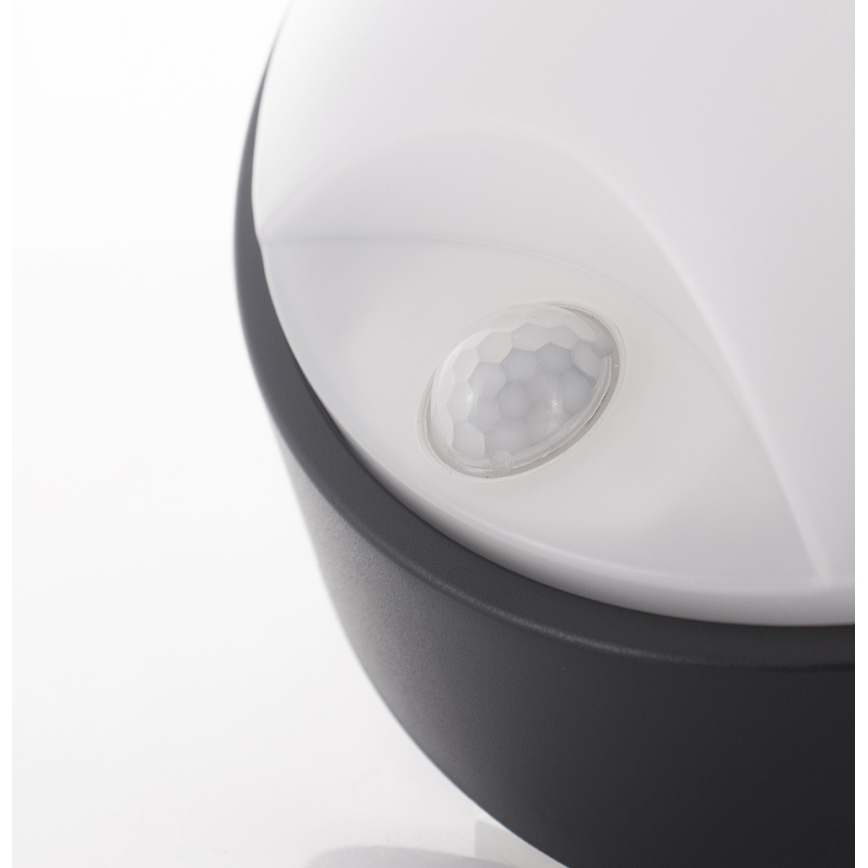 LED Vonkajšie nástenné svietidlo so senzorom LED/14W/230V IP54