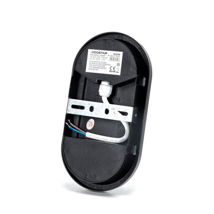 LED Vonkajšie nástenné svietidlo LED/15W/230V 6500K čierna IP65