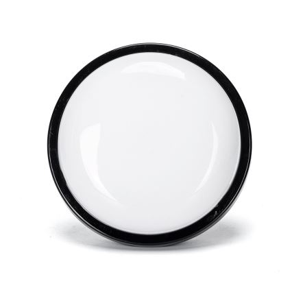 LED Vonkajšie nástenné svietidlo LED/15W/230V 6500K pr. 15,5 cm čierna IP65
