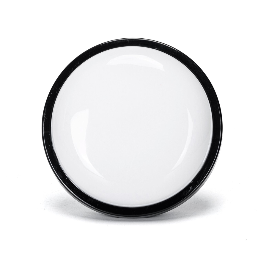 LED Vonkajšie nástenné svietidlo LED/15W/230V 6500K pr. 15,5 cm čierna IP65
