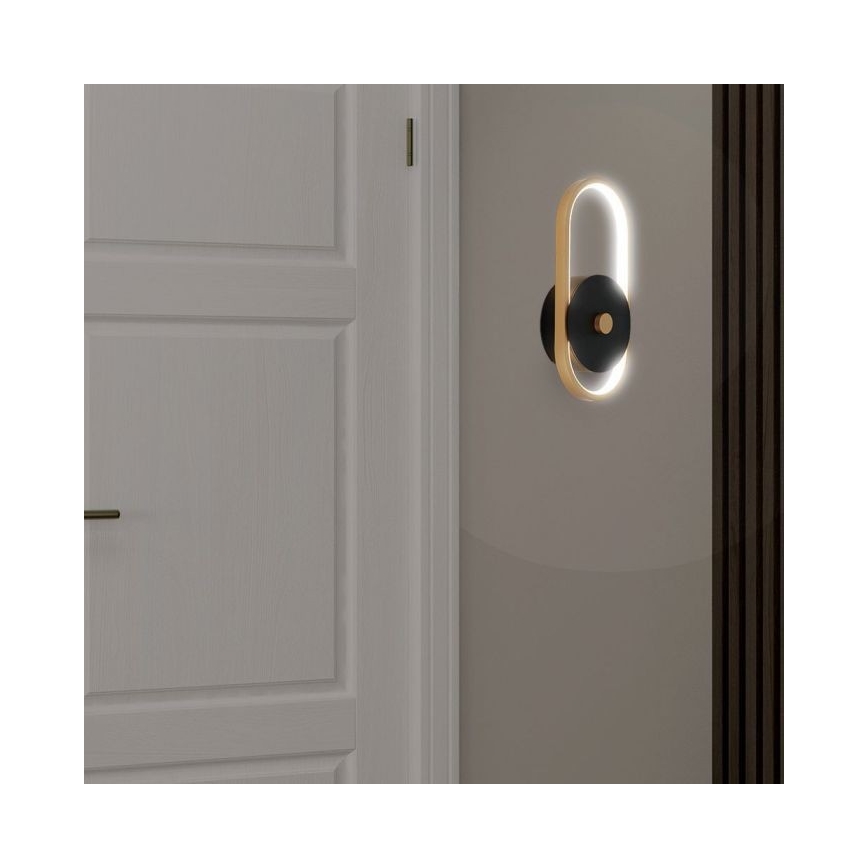 LED Vonkajšie nástenné svietidlo LED/15W/230V IP54 4000K mosadz