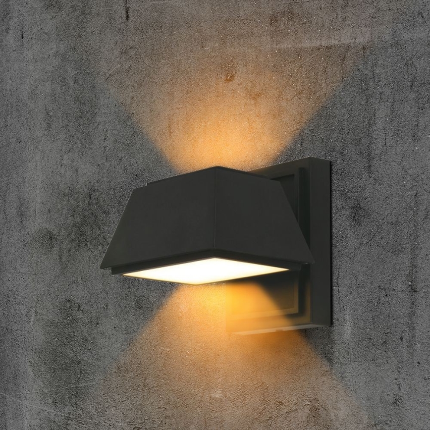 LED Vonkajšie nástenné svietidlo LED/15W/230V IP65 4000K čierna
