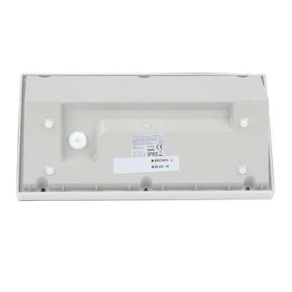 LED Vonkajšie nástenné svietidlo LED/20W/230V 3000K IP65 biela