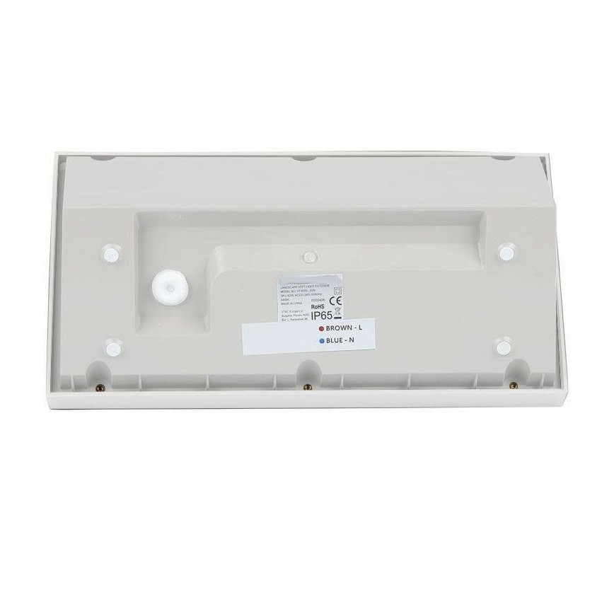 LED Vonkajšie nástenné svietidlo LED/20W/230V 4000K IP65 biela