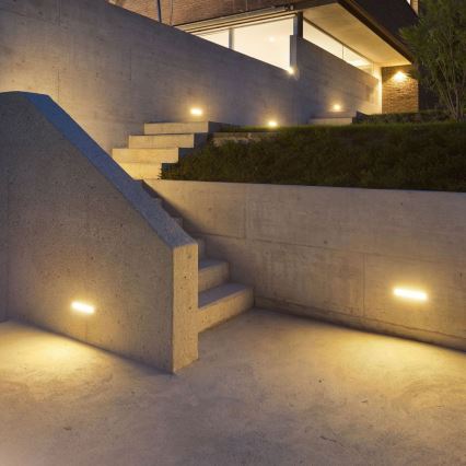 LED Vonkajšie nástenné svietidlo LED/20W/230V 4000K IP65 šedá