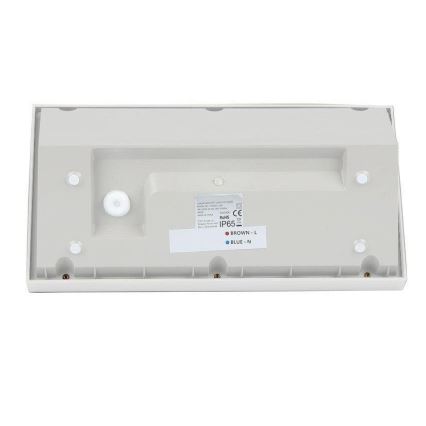 LED Vonkajšie nástenné svietidlo LED/20W/230V 6400K IP65 biela