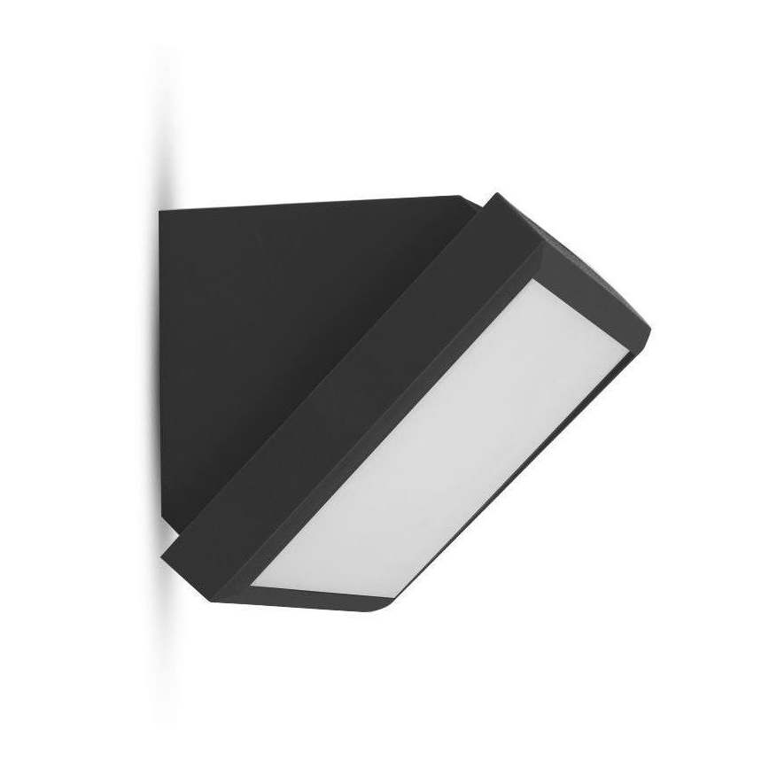 LED Vonkajšie nástenné svietidlo LED/20W/230V 6400K IP65 čierna