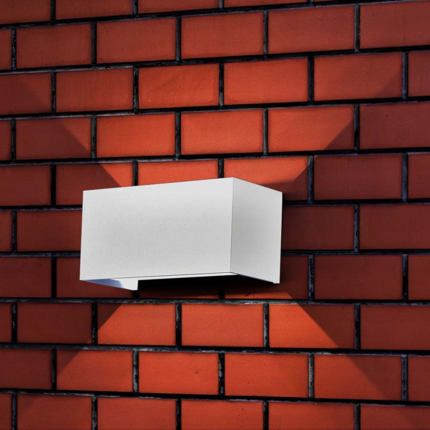 LED vonkajšie nástenné svietidlo LED/24W/230V 4000K IP65 biela