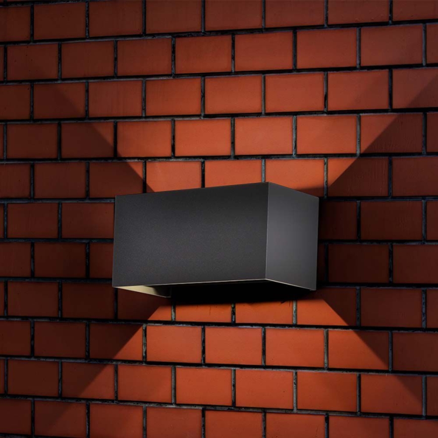 LED vonkajšie nástenné svietidlo LED/24W/230V 4000K IP65 čierne