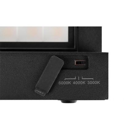 LED vonkajšie nástenné svietidlo LED/36W/230V 3000/4000/6500K IP54 čierna
