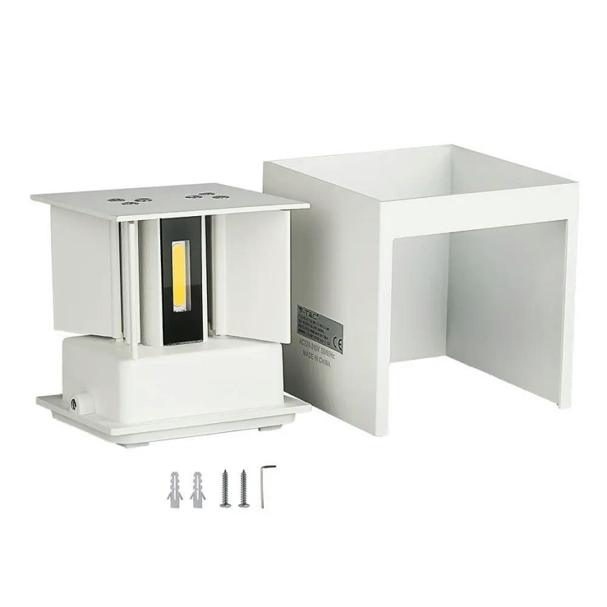 LED Vonkajšie nástenné svietidlo LED/5W/230V 3000K IP65 biela