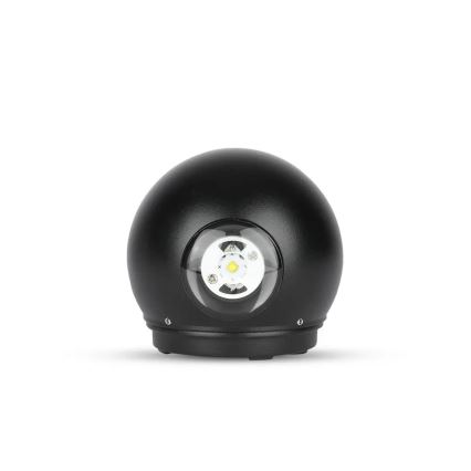 LED Vonkajšie nástenné svietidlo LED/6W/230V 3000K IP65 čierna