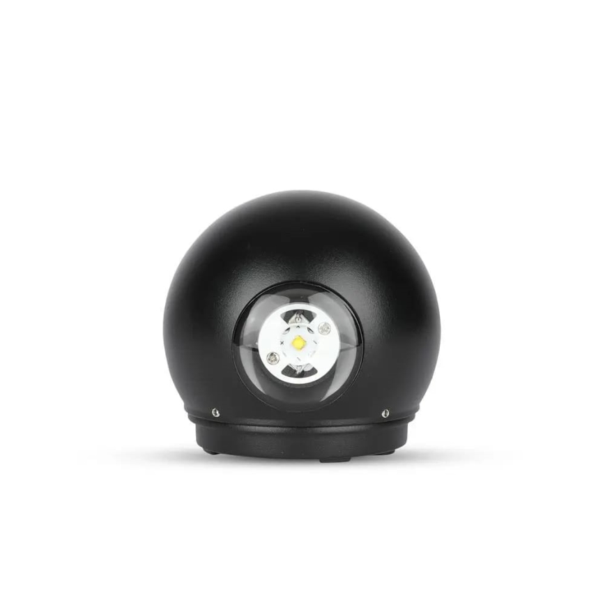 LED Vonkajšie nástenné svietidlo LED/6W/230V 3000K IP65 čierna