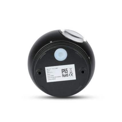 LED Vonkajšie nástenné svietidlo LED/6W/230V 3000K IP65 čierna