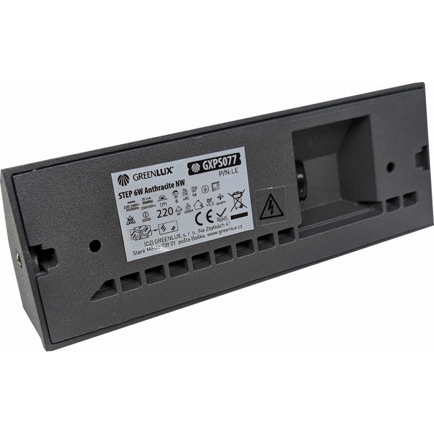LED Vonkajšie nástenné svietidlo LED/6W/230V IP54
