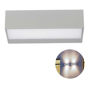 LED Vonkajšie nástenné svietidlo LED/9W/230V 6400K IP65