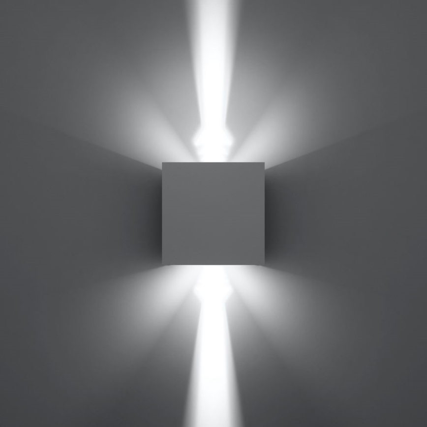 LED Vonkajšie nástenné svietidlo LUCA LED/6W/230V IP54