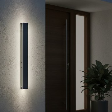 LED vonkajšie nástenné svietidlo MIRANA LED/12W/230V 4000K IP44 60 cm čierna
