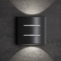 LED vonkajšie nástenné svietidlo REFAZI LED/6W/230V IP54 antracit