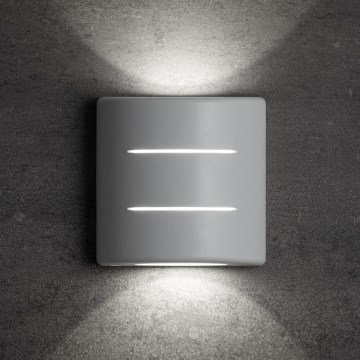 LED vonkajšie nástenné svietidlo REFAZI LED/6W/230V IP54 biele