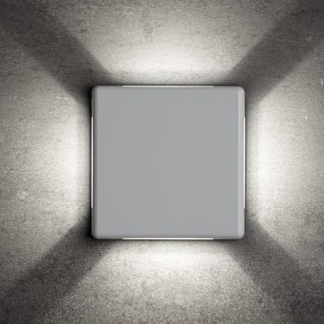 LED vonkajšie nástenné svietidlo REFAZI LED/6W/230V IP54 biele