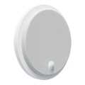 LED Vonkajšie nástenné svietidlo s pohybovým a súmrakovým senzorom LED/15W/230V IP65 biela