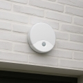 LED vonkajšie nástenné svietidlo s pohybovým senzorom, 18 W, 230 V, IP44, biele