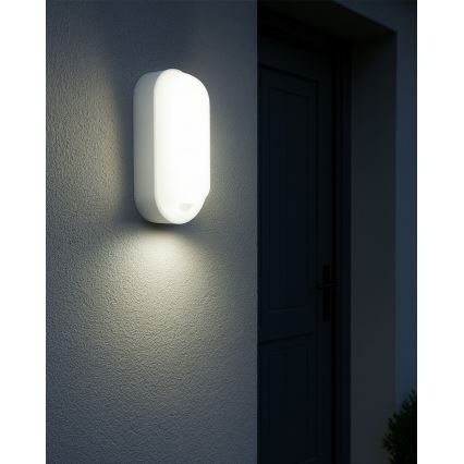 LED Stmievateľné vonkajšie nástenné svietidlo s pohybovým senzorom LED/12/15/18W/230V 3000K/4000K/6500K IP65 čierna/biela