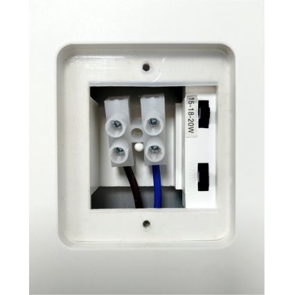LED Stmievateľné vonkajšie nástenné svietidlo s pohybovým senzorom LED/12/15/18W/230V 3000K/4000K/6500K IP65 čierna/biela