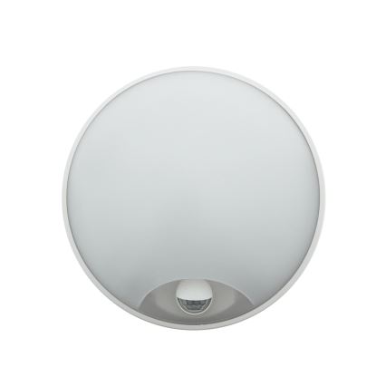 Stmievateľné vonkajšie nástenné LED svietidlo so snímačom pohybu, 15/18/20 W, 230 V, 3000 K/4000 K/6500 K, IP65, čierne/biele