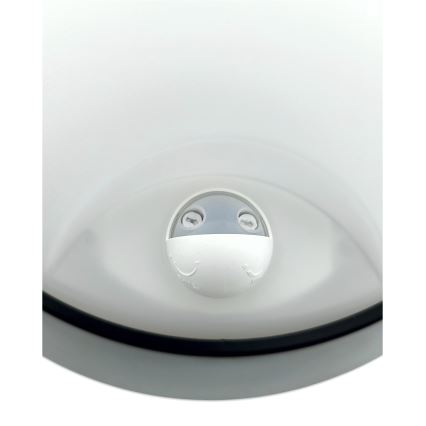 Stmievateľné vonkajšie nástenné LED svietidlo so snímačom pohybu, 15/18/20 W, 230 V, 3000 K/4000 K/6500 K, IP65, čierne/biele