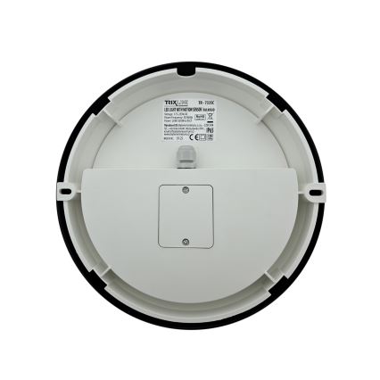 Stmievateľné vonkajšie nástenné LED svietidlo so snímačom pohybu, 15/18/20 W, 230 V, 3000 K/4000 K/6500 K, IP65, čierne/biele