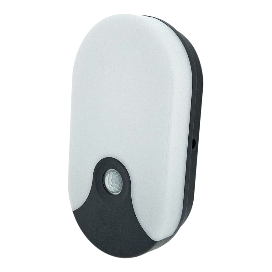 LED vonkajšie nástenné svietidlo s pohybovým senzorom LED/18 W/230 V IP44 antracit