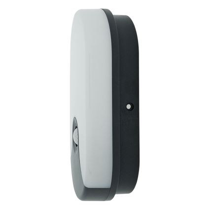 LED vonkajšie nástenné svietidlo s pohybovým senzorom LED/18 W/230 V IP44 antracit