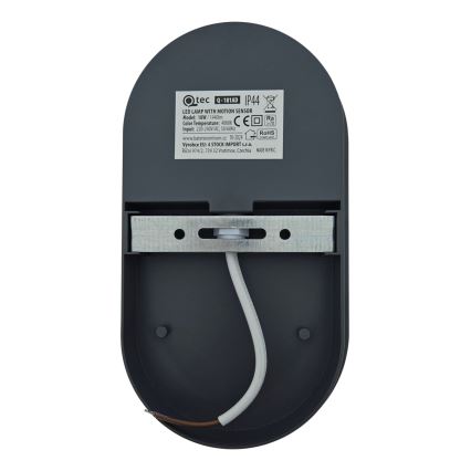 LED vonkajšie nástenné svietidlo s pohybovým senzorom LED/18 W/230 V IP44 antracit