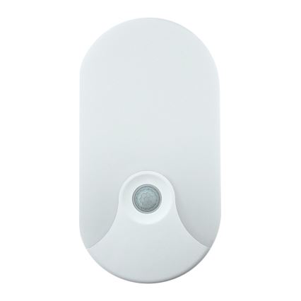 LED vonkajšie nástenné svietidlo s pohybovým senzorom LED/18W/230V IP44 biele