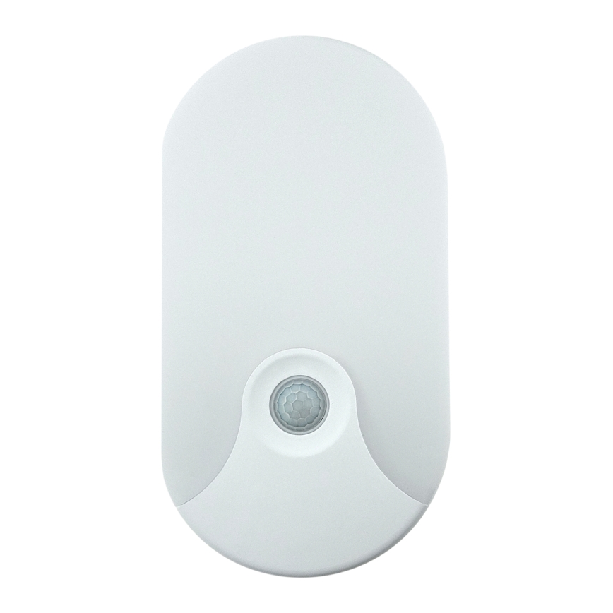 LED vonkajšie nástenné svietidlo s pohybovým senzorom LED/18W/230V IP44 biele