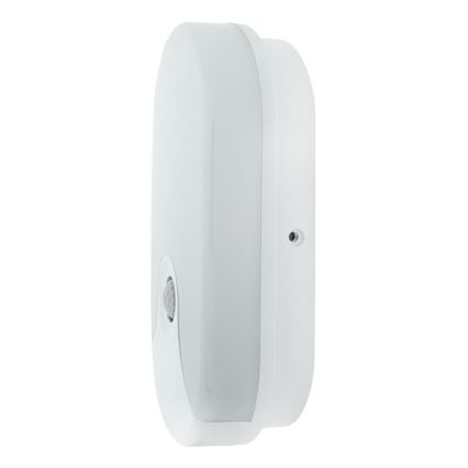 LED vonkajšie nástenné svietidlo s pohybovým senzorom LED/18W/230V IP44 biele