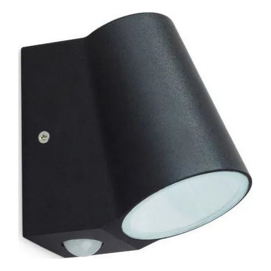 LED Vonkajšie nástenné svietidlo so senzorom BUNOL LED/6W/230V IP44 čierna