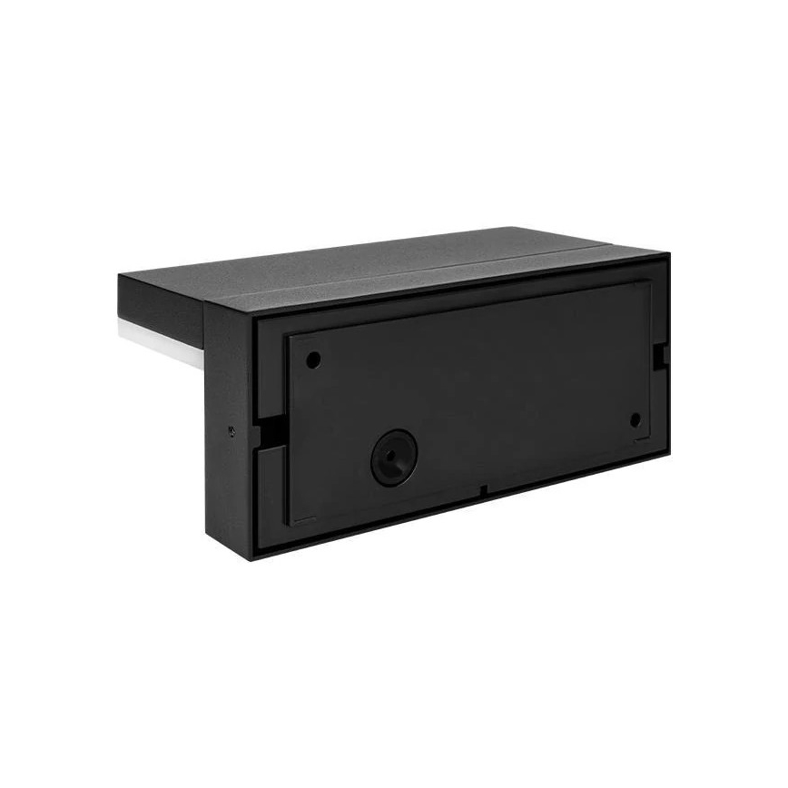 LED Vonkajšie nástenné svietidlo so senzorom HESTIO LED/9W/230V 4000K IP44 čierna